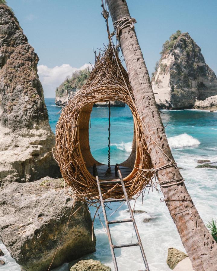 Tropical Glamping Nusa Penida - Private Romantic Seaside Bungalow Diamond Beach Polilit Exterior foto
